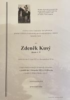 Zemřel pan Zdeněk Kusý
